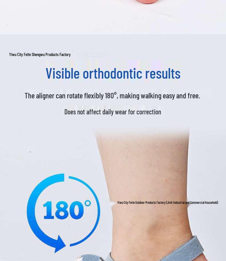 Adjustable Hallux Valgus Corrector for Foot Comfort and Alignment