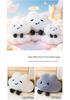 Cloud Plush Backrest Pillow for Girls – Soft Dormitory Sofa Cushion & Lumbar Support