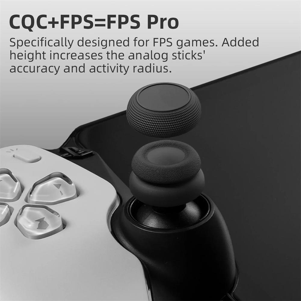 6 Pièces Adhésifs Antidérapants pour Joystick Thumb Stick Grip Caps Couvercle de Joystick pour Manette de Jeu Compatible Pour Manette PS Portal