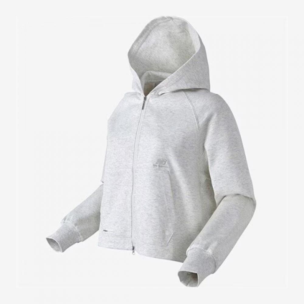 

New Balance Женская мягкая блузка с капюшоном на молнии Nbmdc1w222 Ac 90
