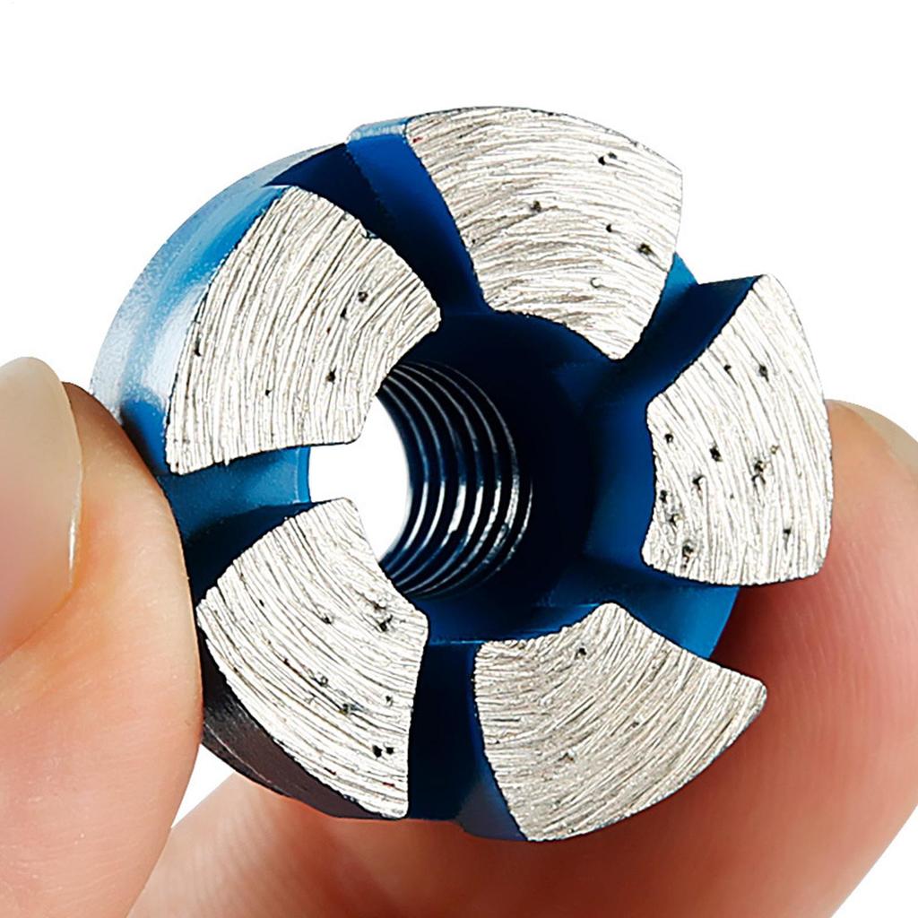 Flat Grinding Head for Pebbles Angle Grinder Grinding Disc for Cleaning Bottom Pebbles Bottom Deburring Cleaning Flattening Tool