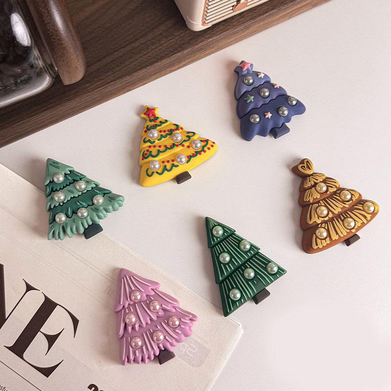 2026 New 3Pcs/set Christmas Fridge Magnet Set, 3D Tree Decor, DIY Soft Magnetic Sticker for Christmas, Refrigerator Decoration