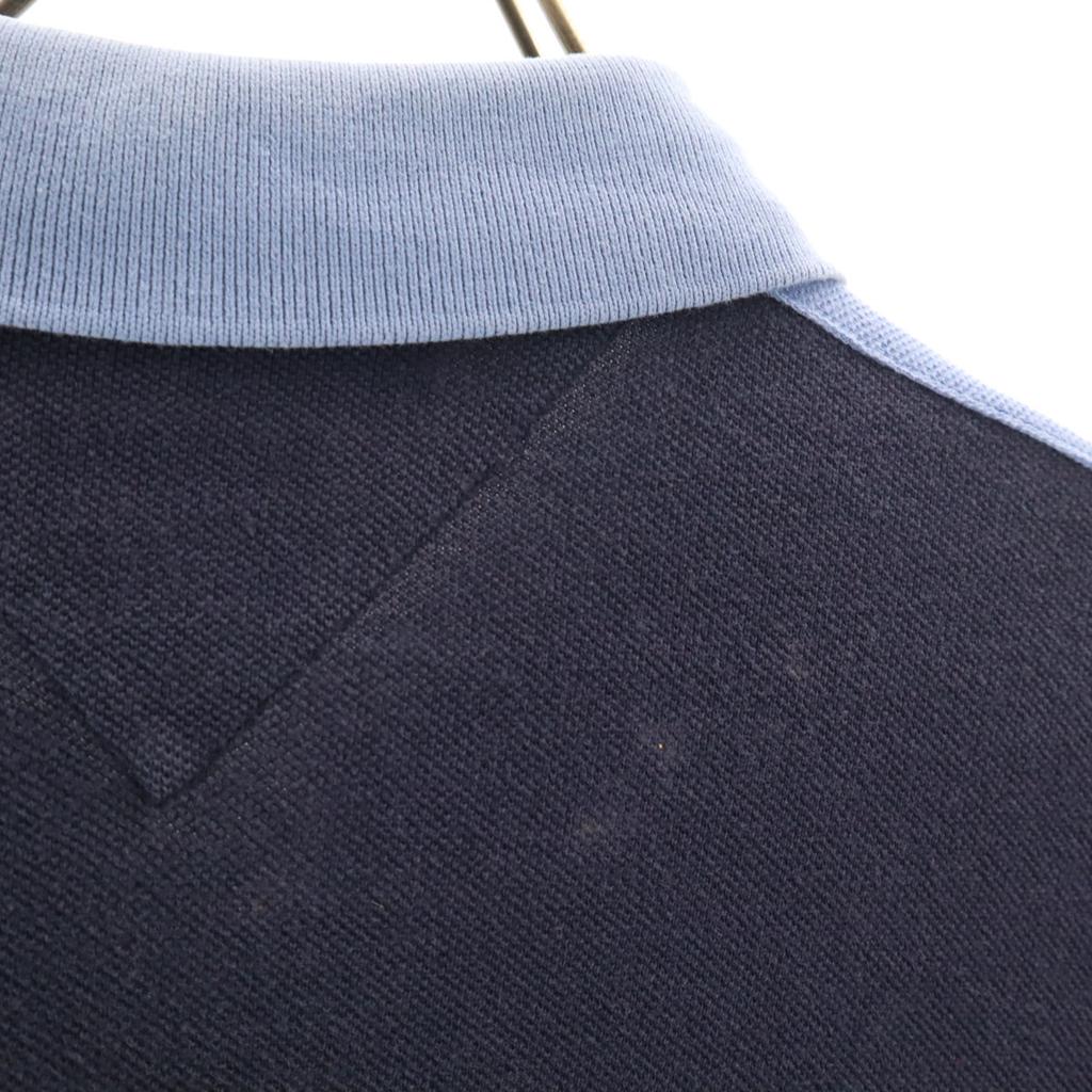 Tommy Hilfiger 90s Old Flag Tag Short Sleeve Polo Shirt XL Navy Fawn Men's Used