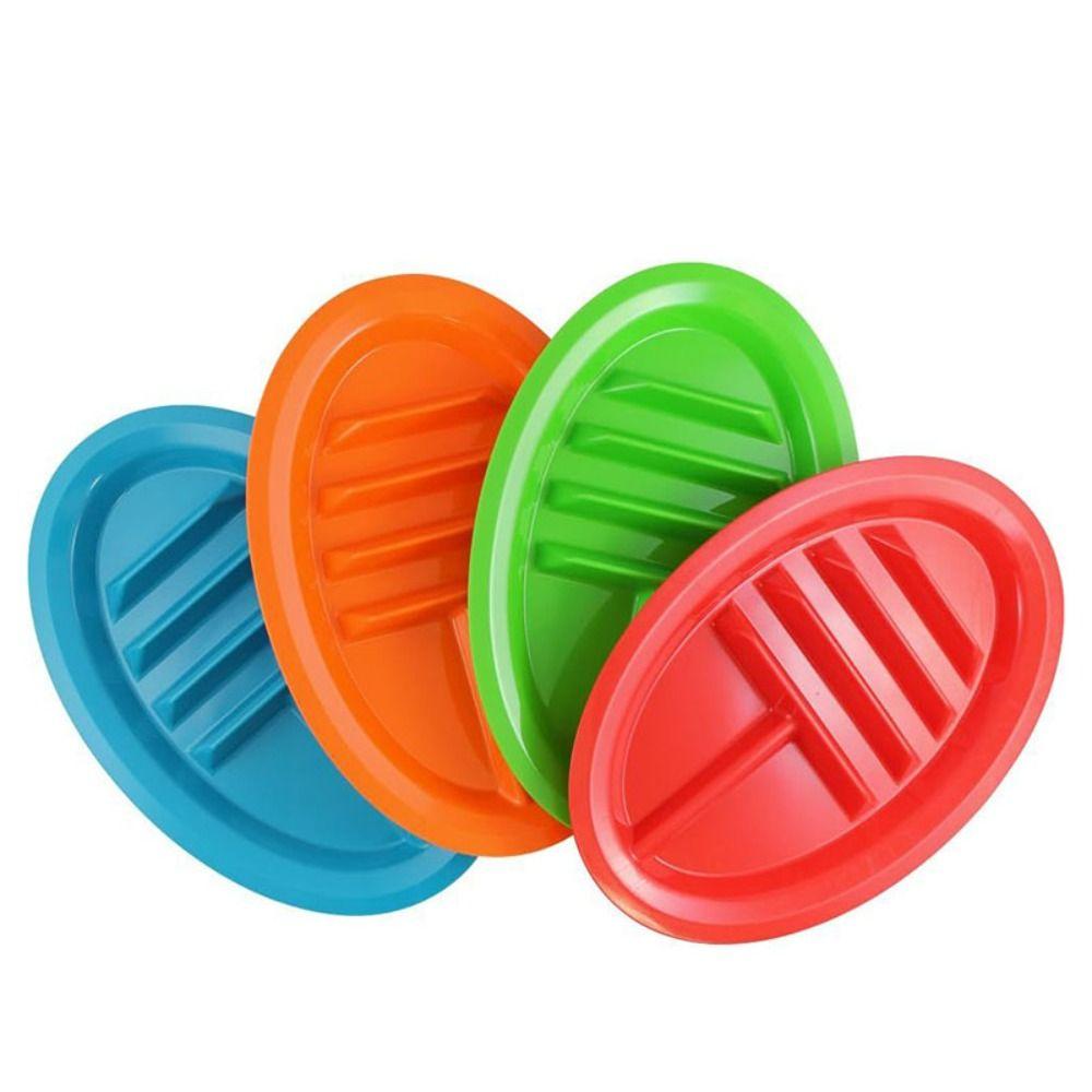 2pcs Oval Taco Plate Divided Taco Holder Party Supplies Taco Serving Tray  Restaurant