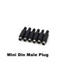 Mini 3/4/5/6/7/8 Pins oder Din-Stecker mit Kunststoffgriff Adapter Löten S-Video-Terminalkabel PS2-Anschluss Rundstecker