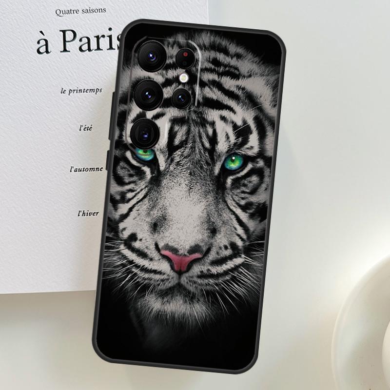 Animal Lion Wolf Tiger Eagle Case For Samsung Galaxy S26 Ultra S25 S23 S22 S21 S24 Ultra S10 S20 Plus S25 FE Phone Cover