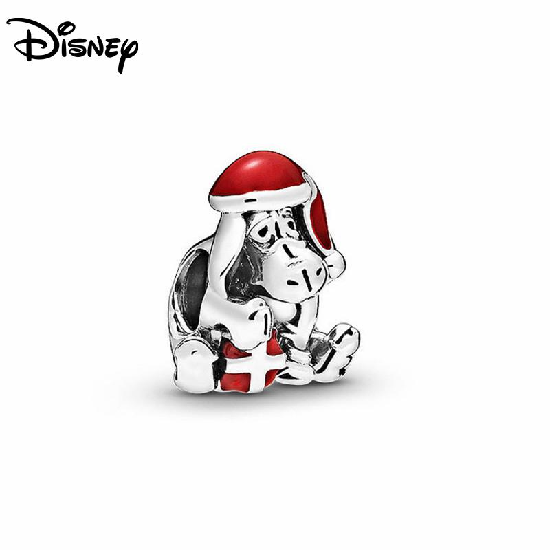 925 Silver Pendant Mickey Winnie Cute Series Charms Beads Fit Bracelet Necklace Women DIY Festival Luxury Jewelry Gifts
