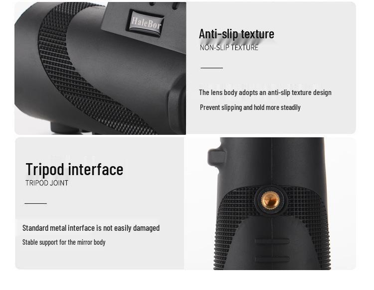 Monokularowy teleskop o wysokiej rozdzielczości 40x60 z noktowizją i możliwością robienia zdjęć