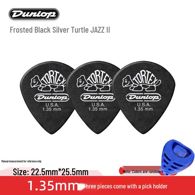 Dunlop Jazz3 Electric Guitar Pick - Genuine Small Turtle Jazz 3-Speed Bass Pick