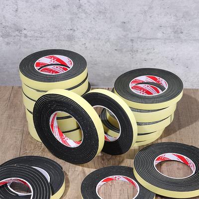 Improvement Hardware Window Door Sound Insulation Waterproof Foam Sponge Seal Strip Single Sided Adhesive Rubber Strip Tape