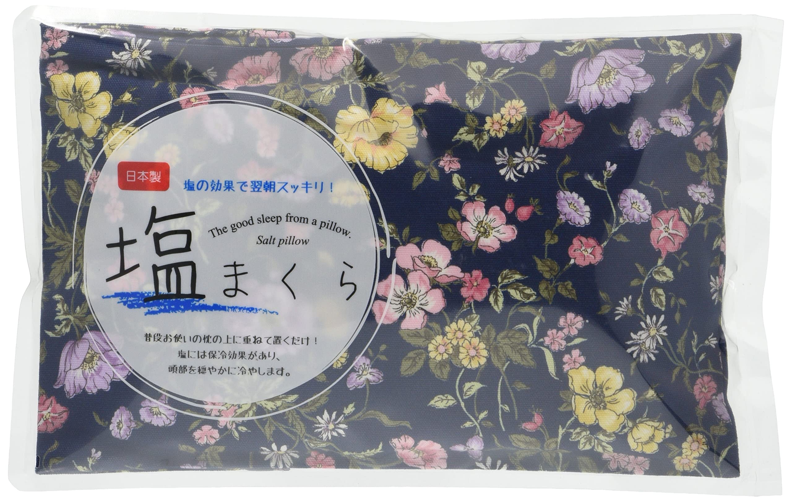 

Подушка с солью Koji Company Mini Fiorfata 24см x 17см Сделано в Японии Цветочный Темно-синий 140144