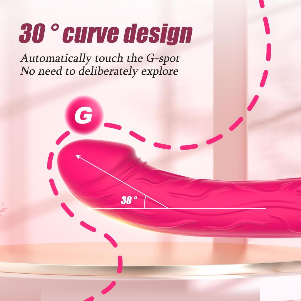 Dildo Vibrator Adult Supplies G Spot Vagina Massager AV Wand Anal Wand Orgasm Soft Silicone Clit Stimulator Female Masturbator Adult Sex Toy for Woman