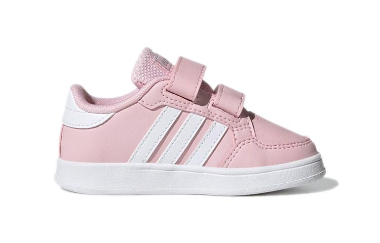 Adidas Neo Breaknet Low top Skateboard Shoes Pink White Infant And Toddler GZ7647