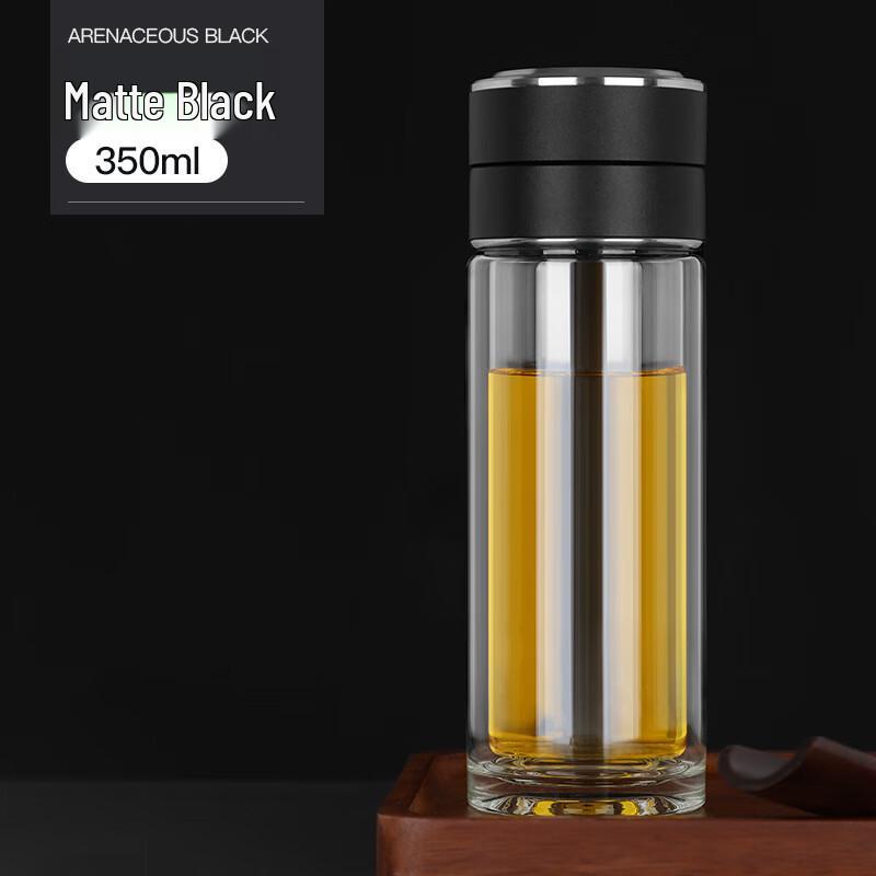 FAWLES Double-Layer Tea Separation Portable Glass Cup