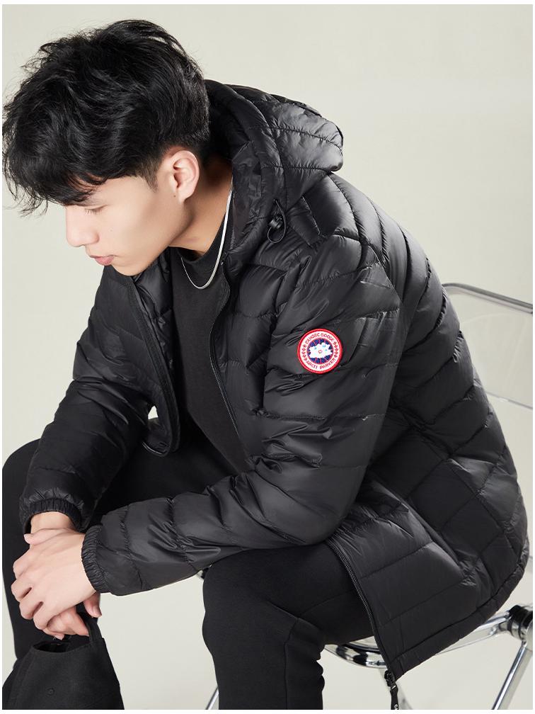 Chaleco Ligero de Plumas Unisex Big Goose Negro - Colección Otoño/Invierno 2025