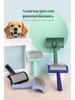 Pet Deshedding Needle Comb for Dogs & Cats - Grooming Brush & Rake