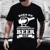 Men's T-shirts Beer DAY Graphic T Shirts Friends Bachelor Party Tops Drinking Team Tees Matching Outfit Streetwear Y2k Clothes