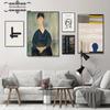 Matisse Simple Line Drawing Poster Modigliani Retro Women Portraits Nordic Wall Art Painting Canvas Pictures Print Home Decor