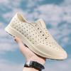LUCHI Summer Couple Sports Hole Shoes Casual Beach Hollow Korean Version Breathable Men's and Women's Cool Slippers