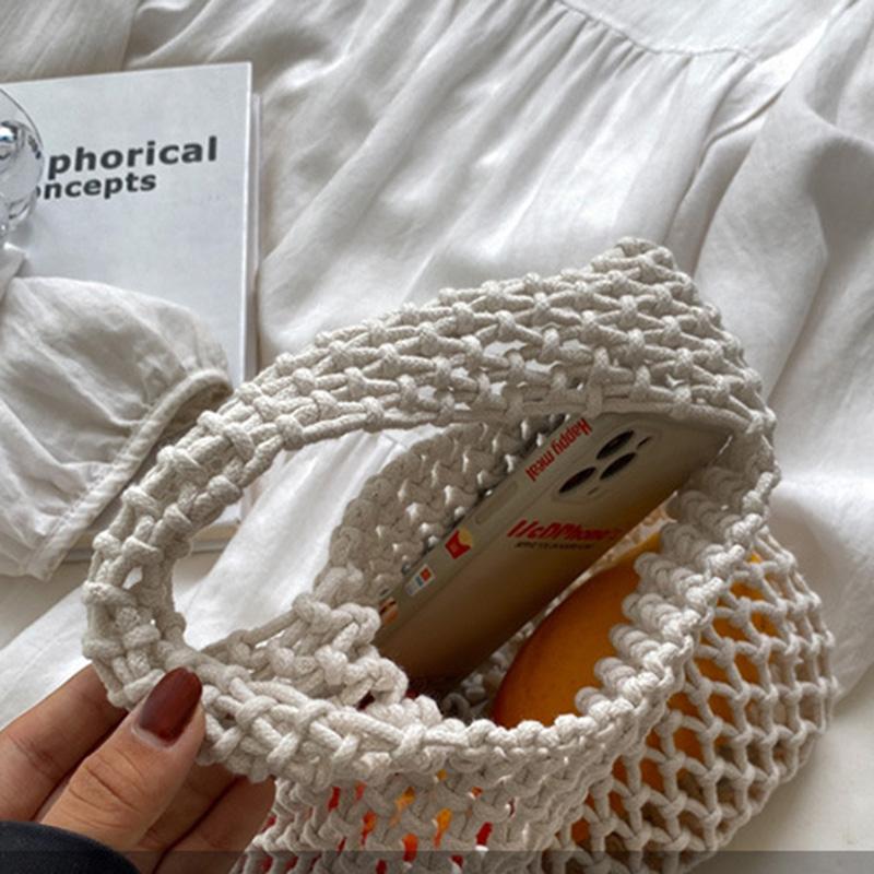 Летняя полая сумка-тоут ярких цветов Yogodlns для женщин — фото 16