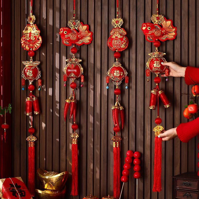 2026 Year of the Horse New Year and Spring Festival Chili Firecracker Ornaments for Living Room