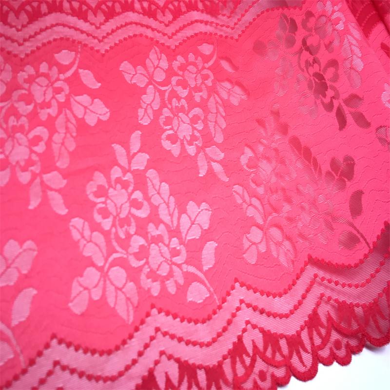 26cm wide Elastic Spandex Lace, Stretchy Sewing Lace Fabric for Lingerie, Bra, Underwear, Garment & Crafting