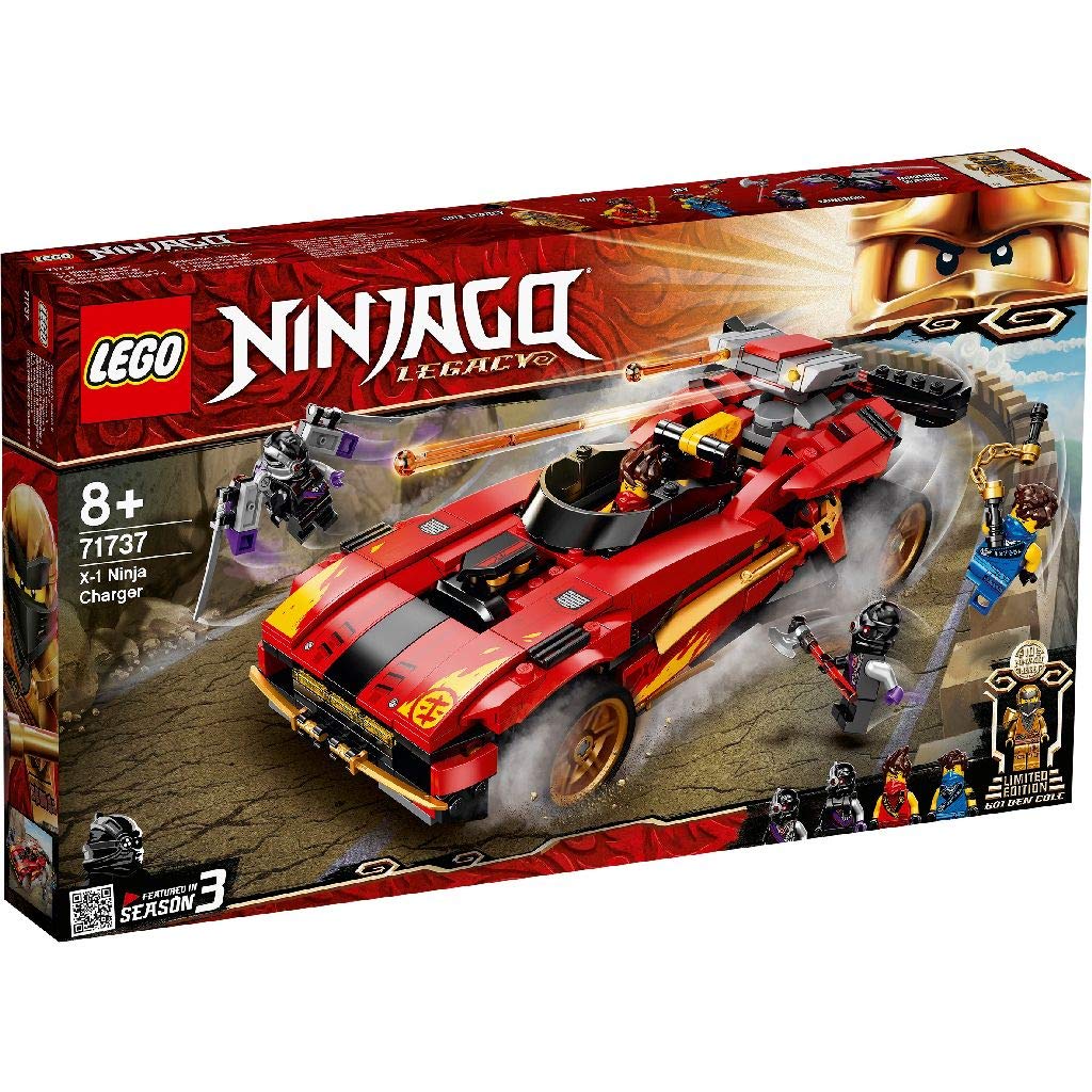 LEGO Ninjago X-1 Ninja Charger 71737 Toy Blocks Gift Ninja Vehicle for Boys Ages 8 and Up