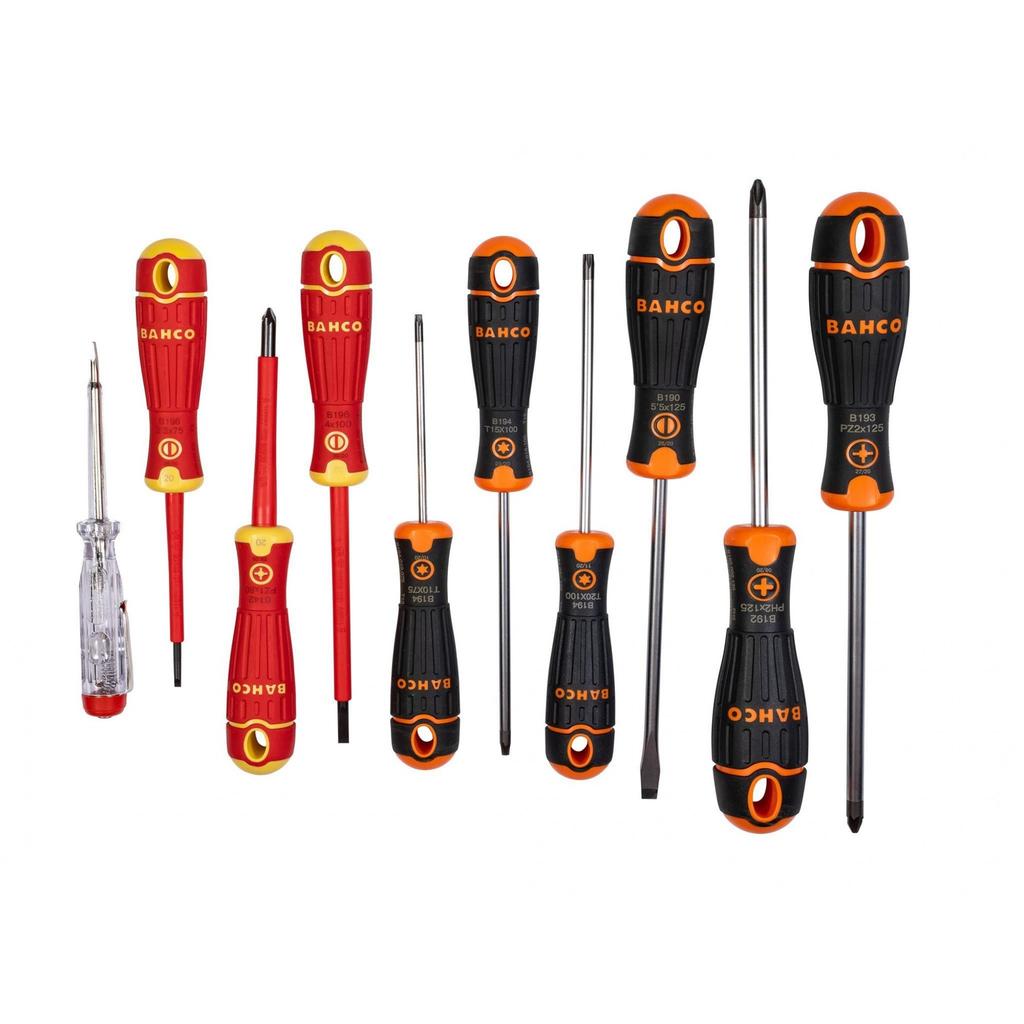 Bahco B219.110 Bahcofit XL Screwdriver Set, 10 Piece