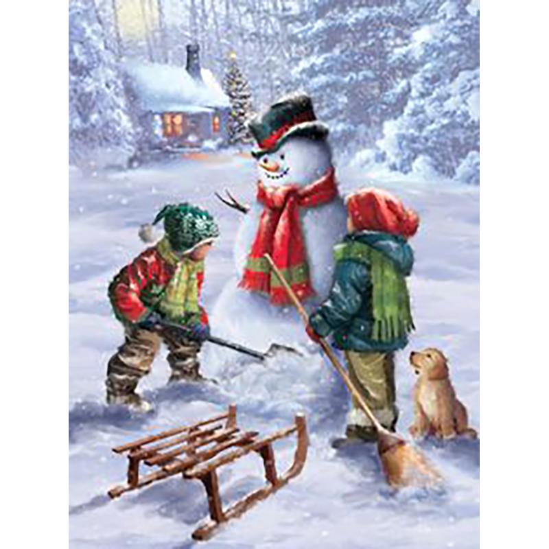 Diy 5d Diamantová malba Vánoční dárek Santa Claus Domácí dekorace Diamantové vyšívání Křížovým stehem Ruční umělecké sady Obrázek