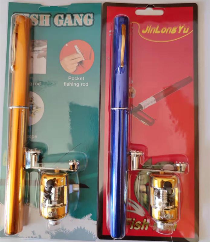 Pen Miniature Fishing Rod: 1m, 1.4m, 1.6m Ultra-Short Baitcasting Ice Pocket Rod
