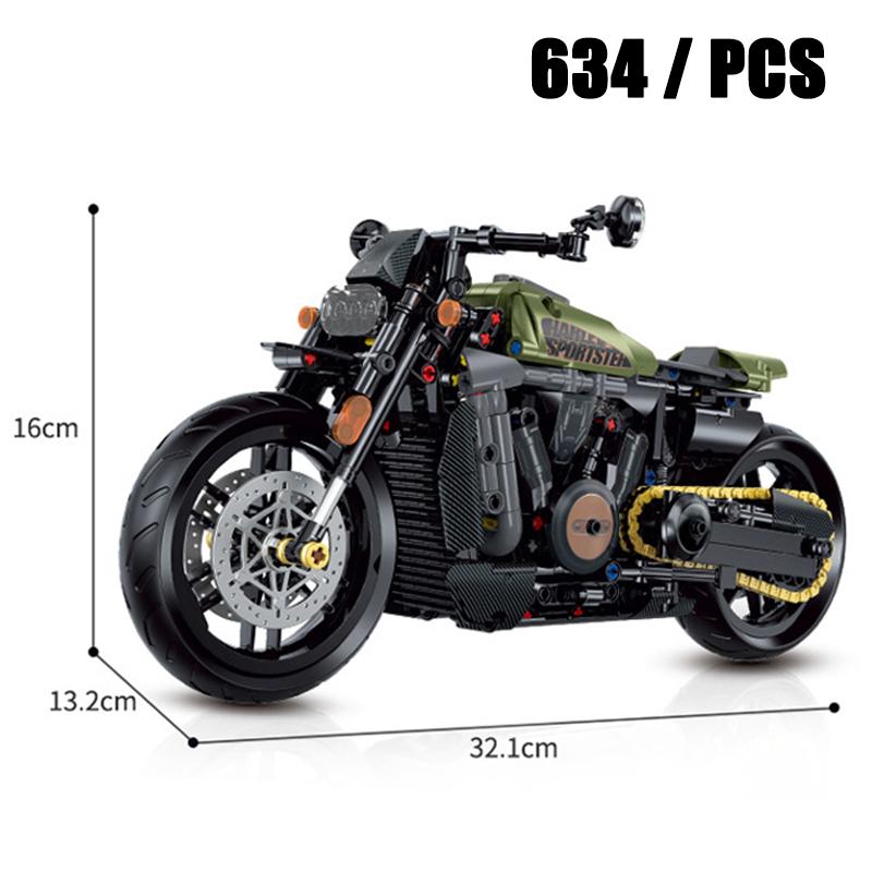 Speed Champions GP Tournament Motorcycles Model Building Blocks Classical Modern Moto Dirt Bike Racing Sets Kids Toys Gifts