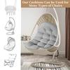 Hanging Egg Chair Cushion Pad, Washable, Comfortable, Soft Chair Seat Cushion, Thicken for Outdoor,Indoor, Porch,Patio,