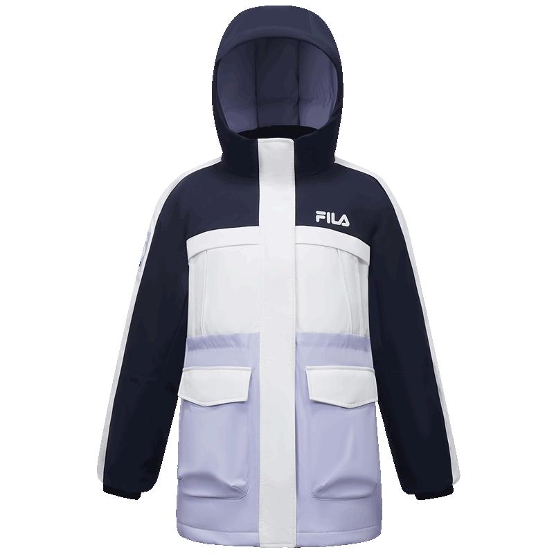 Fila Diamond Velvet Girls  Mid-Length Down Jacket 165
