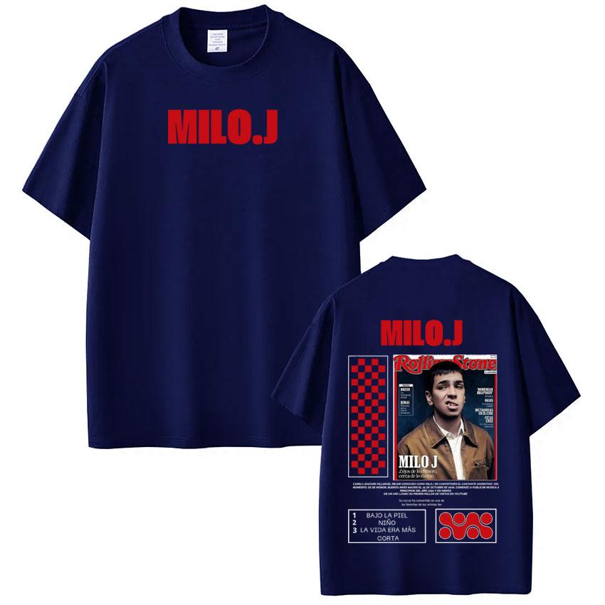 Rapper Milo  J Album Cover 2025 Graphic Tshirt Men Women Fashion Hiphop Tshirt Shortsleeved Loose Casual Harajuku Tshirts