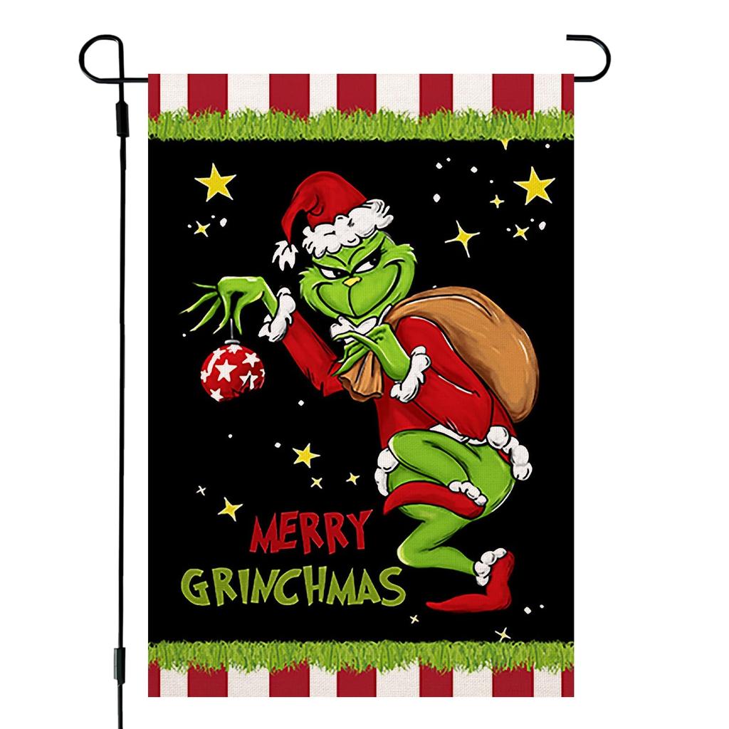 Christmas Garden Flag 12 18 Inch Reversible Outdoor Vertical Rural Holiday Garden Decorations