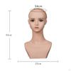 Mannequin Hoofd met Schouders PVC Materiaal Schouder Foto Prop voor Salon Eigenaren,