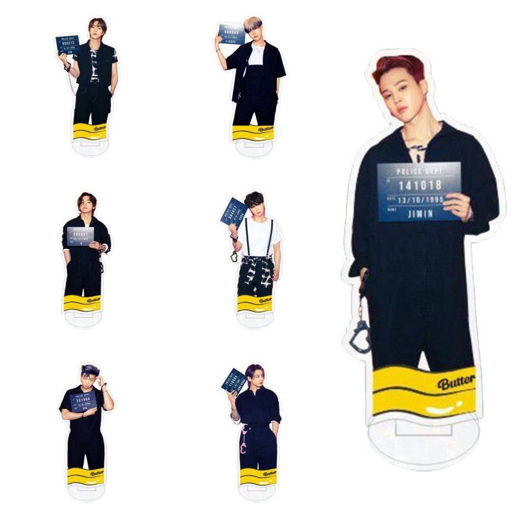 Atemberaubende Bts Bangtan Boys Butter Acryl Aufsteller Figur Modell Ideal für Schreibtischdeko