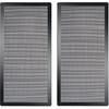 120 x 240mm PC Case Dust Mesh Filter, [2 Pack] Magnetic Frame Computer Fan Dust Mesh PC Cooler Filter Dustproof PVC Cover Grills - Black