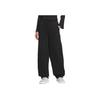 Adidas Year Of The Snake Limited Edition High-Waisted Drawstring Straight-Leg Knit Sports Pants Women Bottoms Black JZ1649