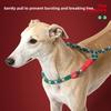 Portugal National Team Theme Pet Leash Adjustable Nylon Slip P Chain Dog Collar Traction Rope for Medium Large Puppy Dogs