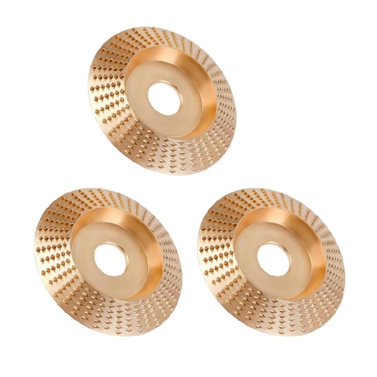 3Pcs Angled Grinder Accessories Wood Grinding Polishing Wheel Rotary Disc Angled Grinder Wood Carving and Rotary Burr Rasp Set Abrasive Disc