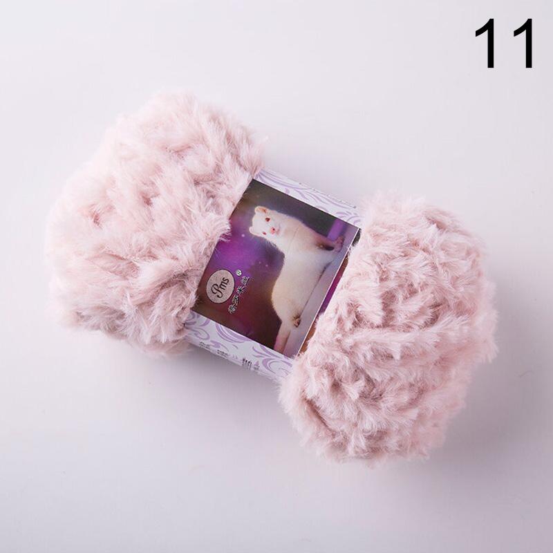 Imitation Mink Thick Wool Hand Knitting DIY Imitation Fur Fur Velvet Mink Velvet Hat Scarf Blanket Line