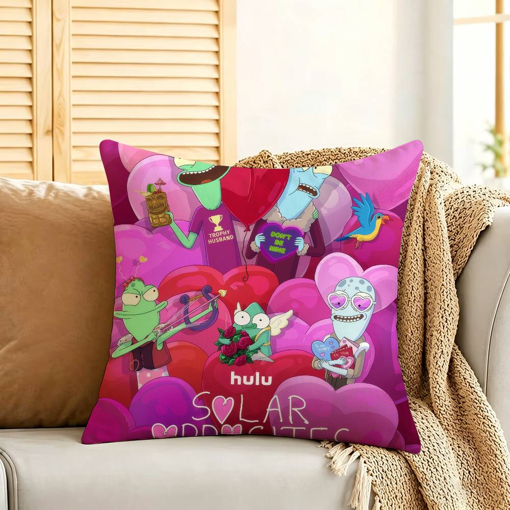 Anime Solar Oopposites Cushion Cover Car Throw Pillow Case For Sofa Car Christmas Gift