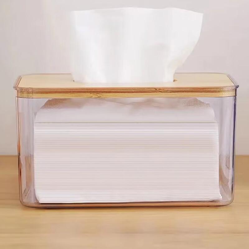 Aoran Wooden Light Luxury Tissue Box Large