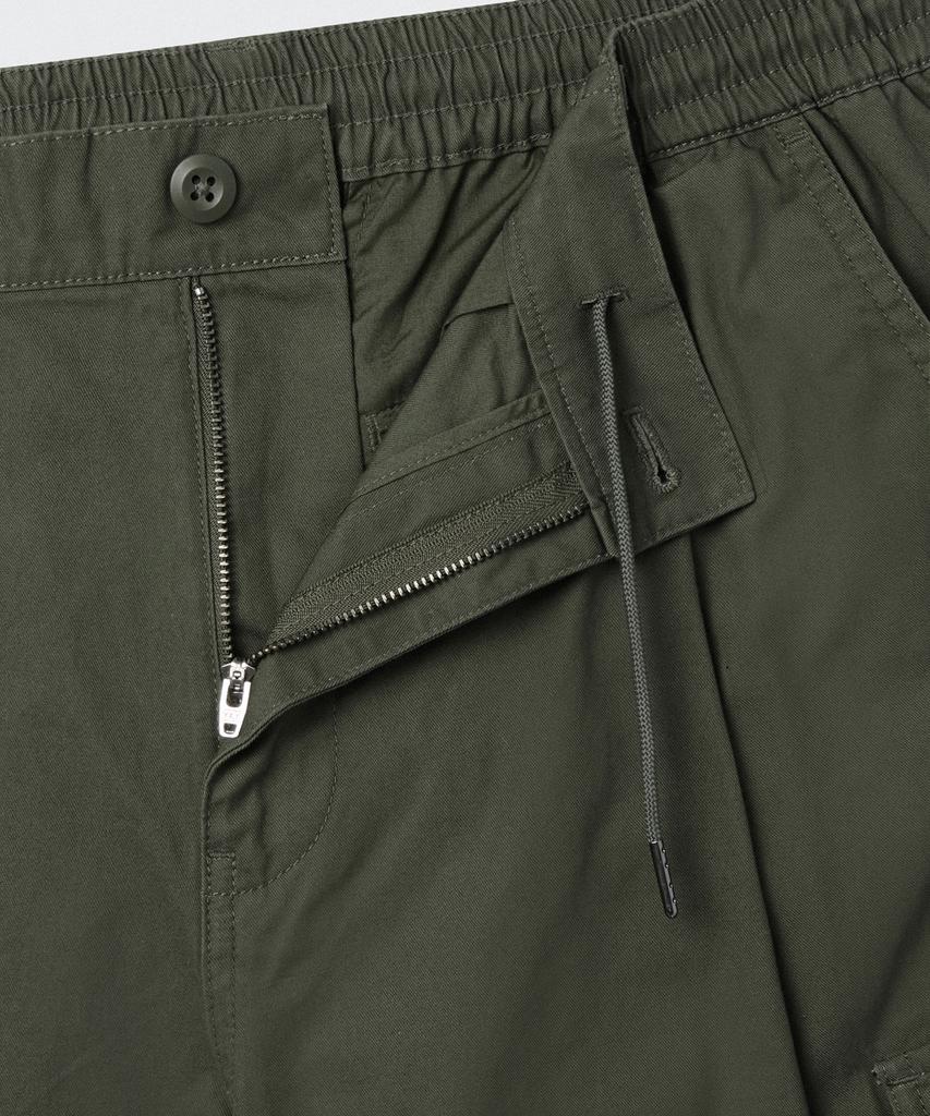 Musinsa Standard Cotton Parachute Elastic Cargo Pants [Khaki]