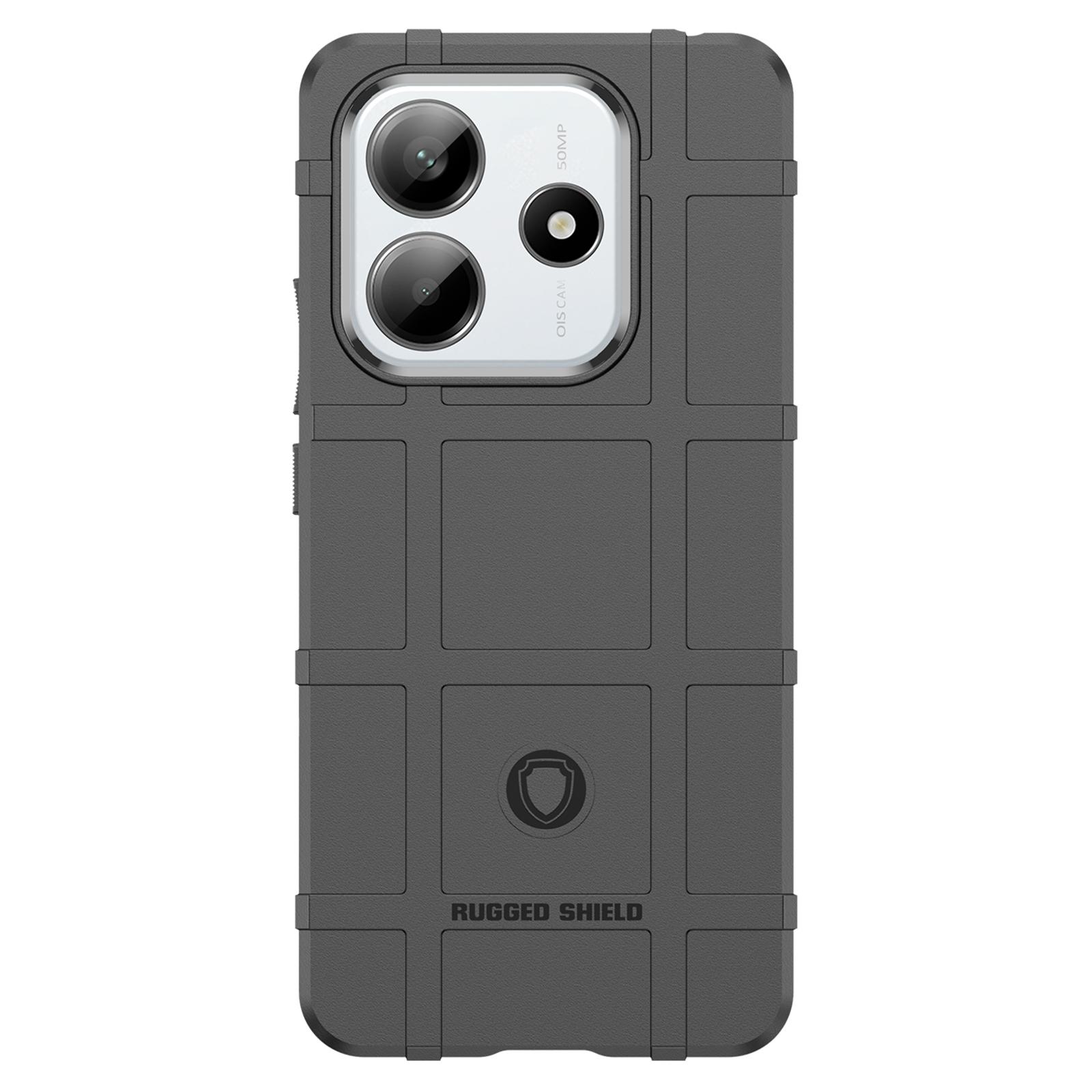 

For Xiaomi Redmi Note 14 5G Case Grid Design Soft TPU Scratch-Proof Phone Cover Green