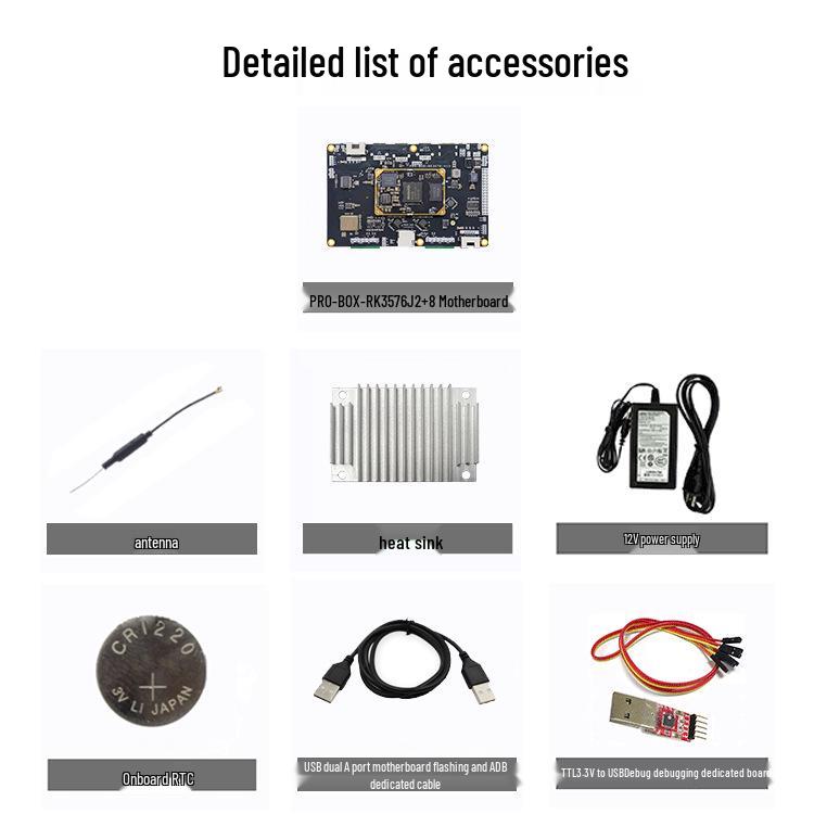 Rockchip 3576J Industrial Grade Development Board - Rongpin PRO-BOX RK3576J