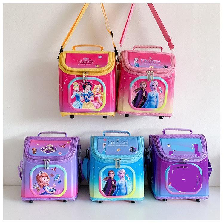 

3D Cartoon Crossbody Backpack & Lunch Box Set for Primary Students