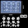 Silicone Nails Embellishment Molds Flower Theme Small Accessories Crafting Molds Suitable for Beauty Enthusiasts Present