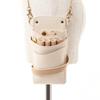 DEEDS Luxury Style Sienna Scissor Case with Ivory X Pink Holds Scissors Chain, Beige, 4-6